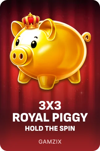3x3 Royal Piggy: Hold the Spin