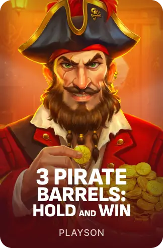 3 Pirate Barrels: Hold and Win