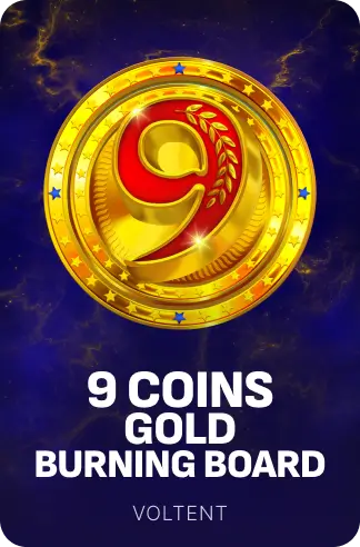 9 Coins Gold Burning Board