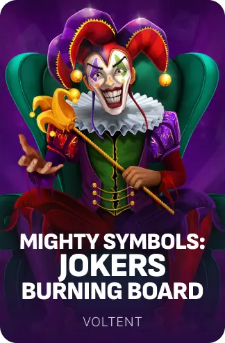 Mighty Symbols: Jokers Burning Board