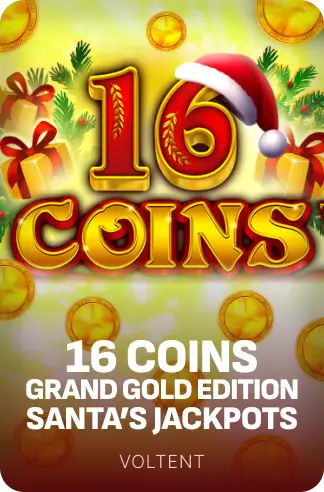 16 Coins Grand Gold Edition Santa's Jackpots