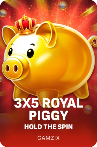 3x5 Royal Piggy: Hold The Spin