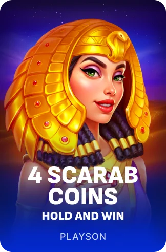 4 Scarab Coins: Hold and Win